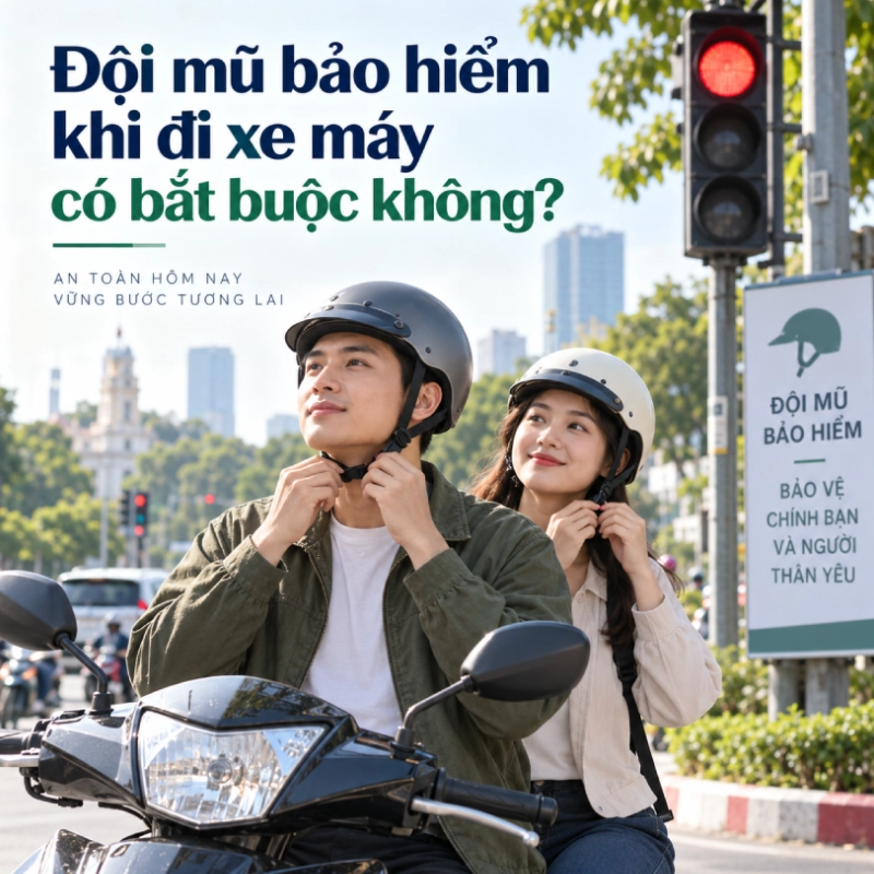 Quy định đội mũ bảo hiểm khi tham gia giao thông mới nhất 1 Người điều khiển và người được chở trên xe mô tô, xe gắn máy phải đội mũ bảo hiểm theo quy định