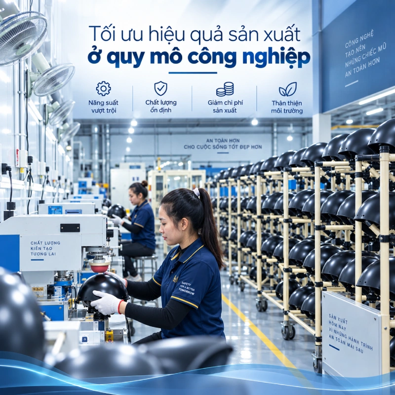 Giúp tối ưu hiệu quả sản xuất ở quy mô công nghiệp