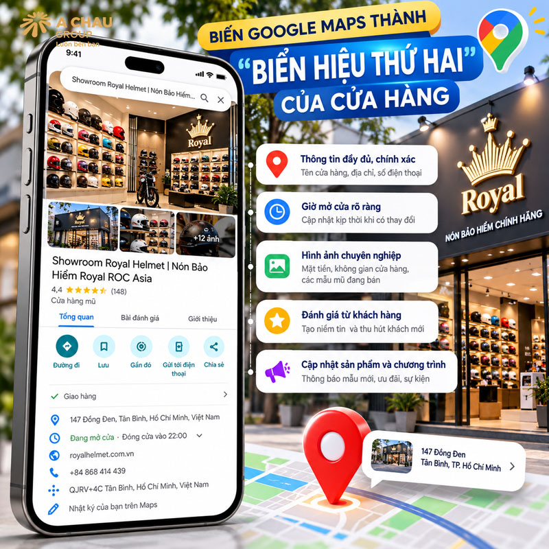 Hãy biến Google Maps thành “biển hiệu thứ hai” của cửa hàng