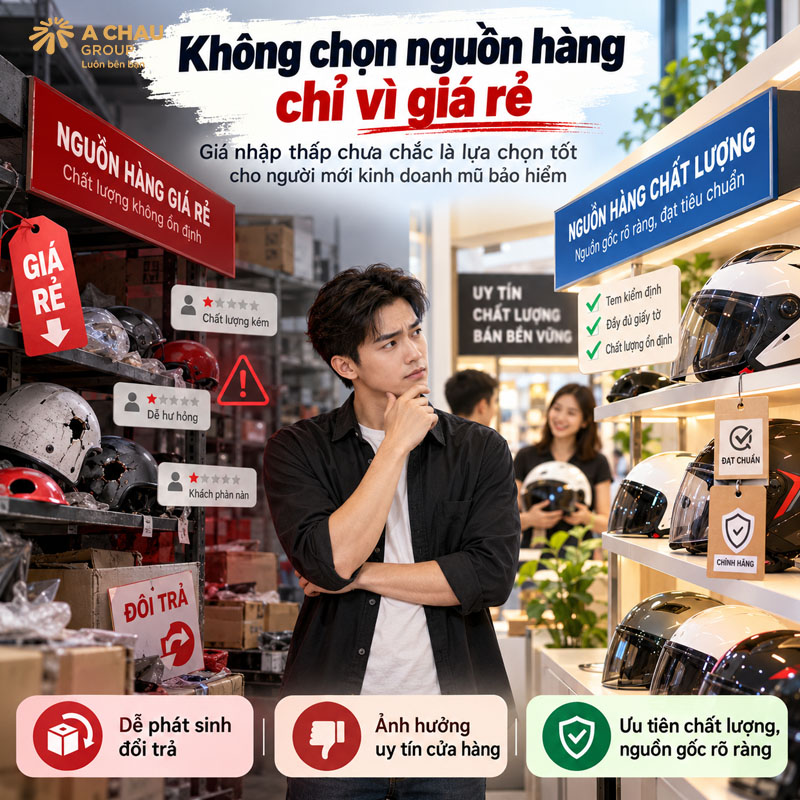Không chọn nguồn hàng chỉ vì giá rẻ
