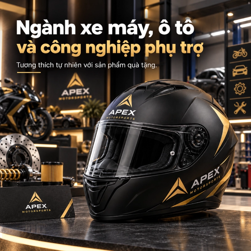 Thương hiệu liên quan đến xe máy, ô tô và ngành công nghiệp phụ trợ
