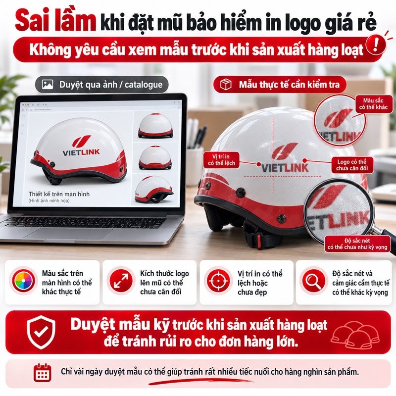 Không yêu cầu xem mẫu trước khi sản xuất hàng loạt