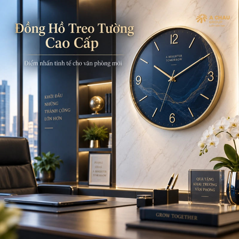 30 món quà khai trương văn phòng mới phồn thịnh phát tài lộc 16 Món quà khai trương văn phòng mới nên tặng Đồng hồ treo tường cao cấp