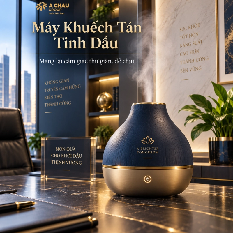 30 món quà khai trương văn phòng mới phồn thịnh phát tài lộc 20 quà mừng khai trương văn phòng với Máy khuếch tán tinh dầu