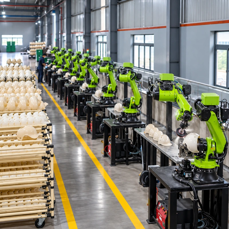 Robot hỗ trợ cắt ba via và hoàn thiện chi tiết