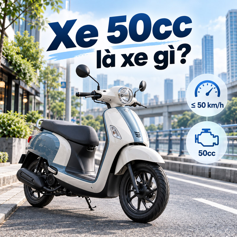 Xe 50cc là xe gì?